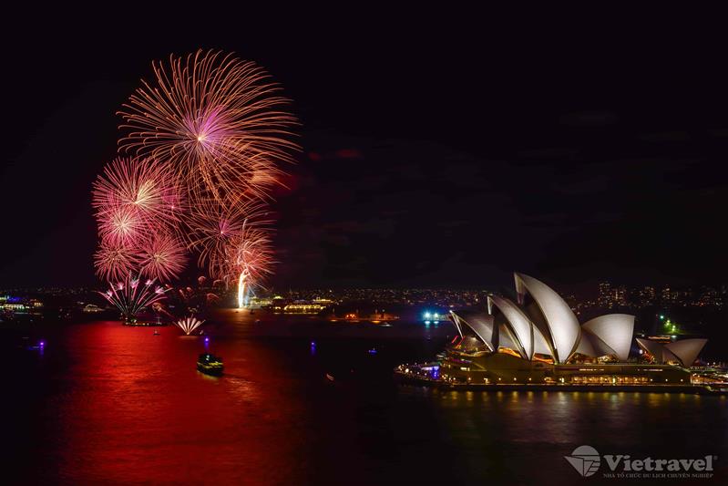 Sydney - City tour - Ngắm pháo hoa