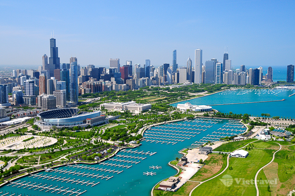 CHICAGO RIVER CRUISE – FIELD MUSEUM - SHOPPING (Ăn ba bữa)